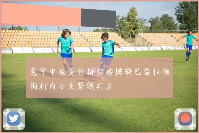 意甲中场身价排行榜揭晓巴雷拉领衔科内小麦紧随其后